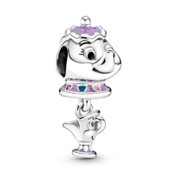 PANDORA Disney Mrs Potts Chip Charm - Picture 1 of 2